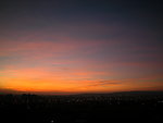 城市黄昏