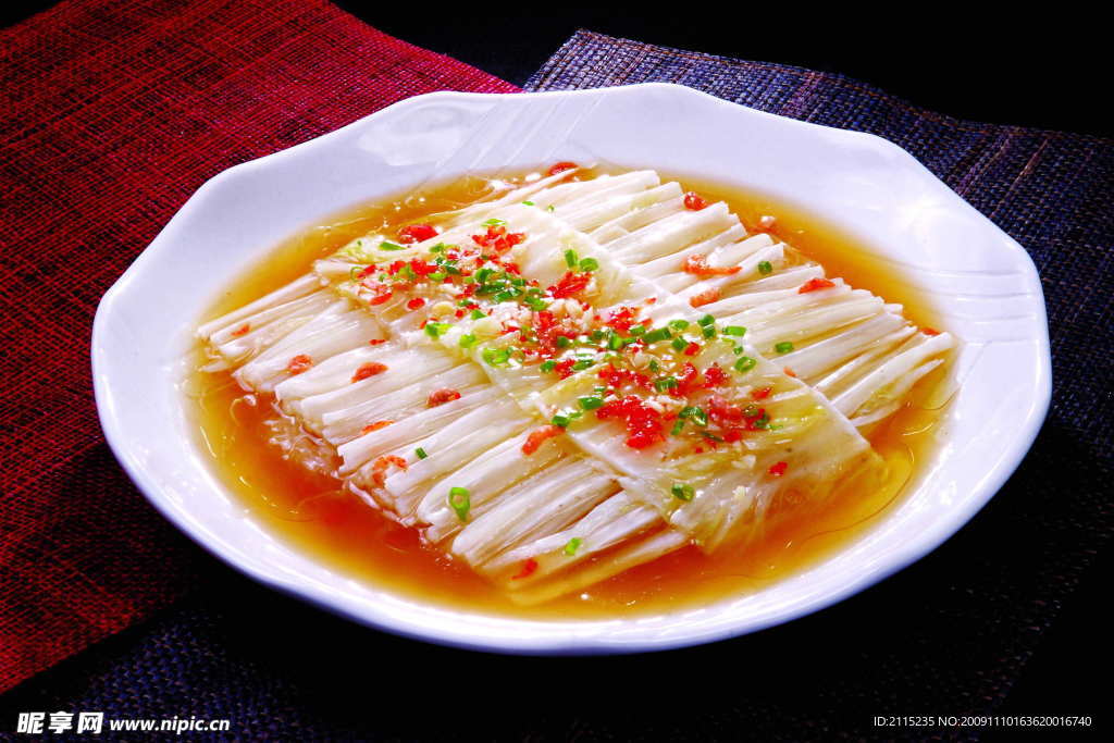 粉丝蒸大白菜