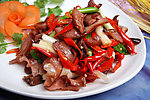 小炒腊猪脸