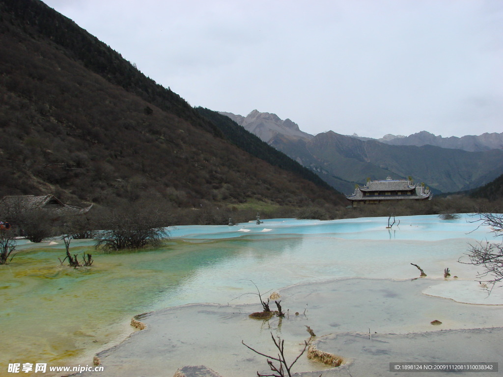 九寨沟 山水风景 自然