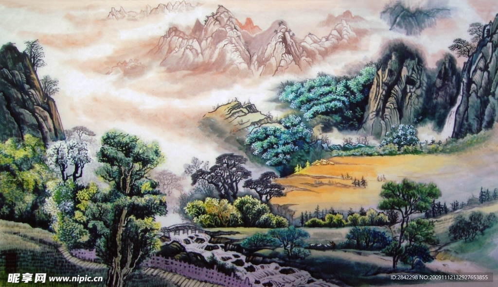 山水国画