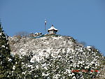 山上雪景