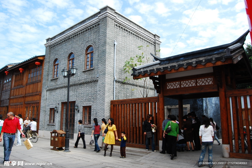 江南古民居景观
