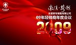 激情跨越经销商年度会议背景板