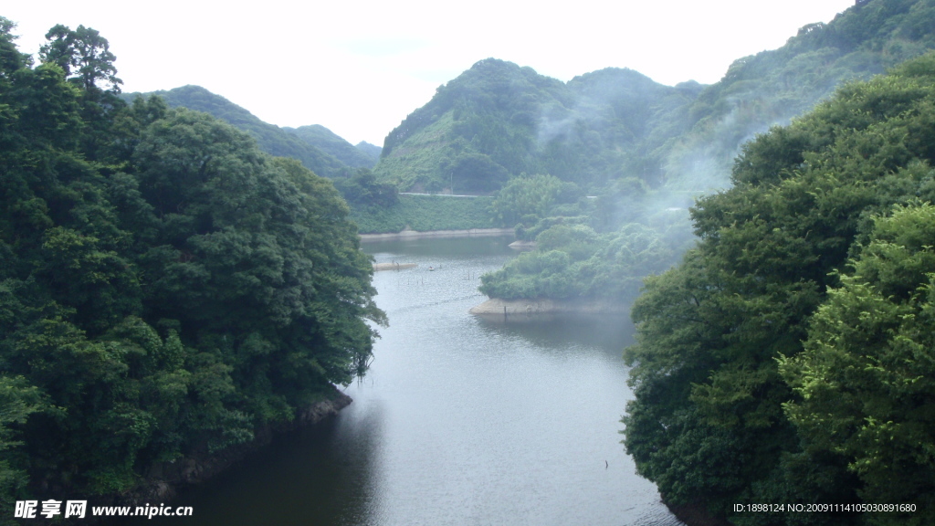 日本钓鱼场所 山水 岛屿 仙境