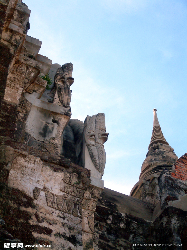 东南亚 泰国 曼谷 东南亚风情 民族 民俗 建筑 雕刻艺术 石刻