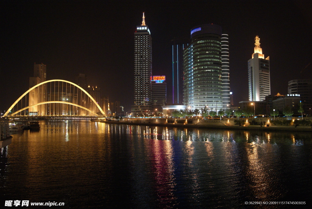 大沽桥周边夜景