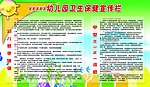 卫生保健宣传栏