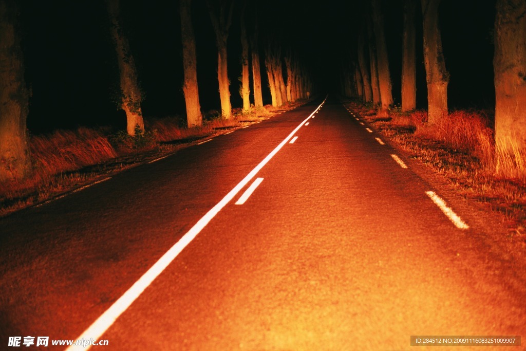 车灯公路