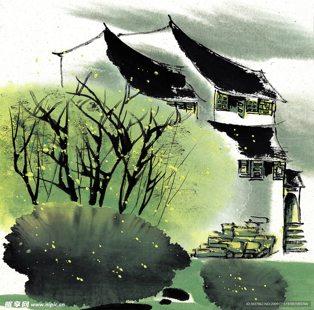 泼墨春