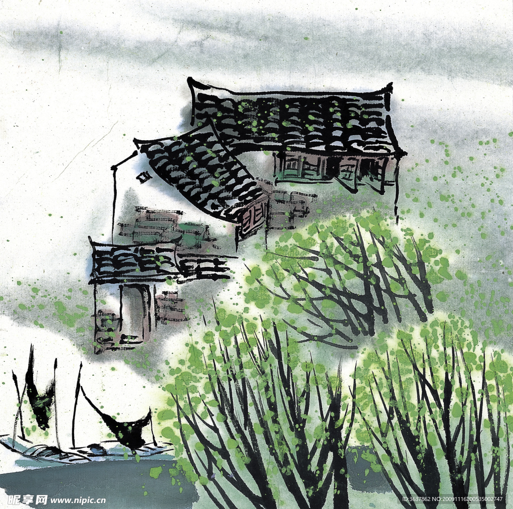 泼墨春