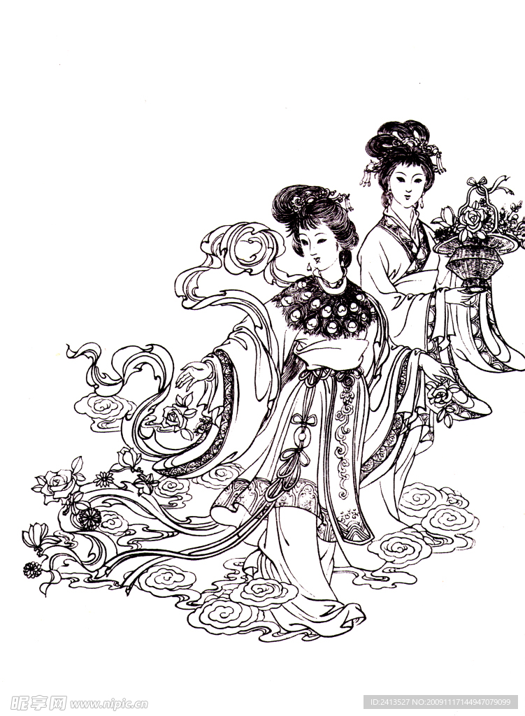 散花图