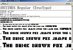 英文字体ARTTIMES Regular