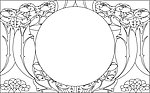 镜边花纹