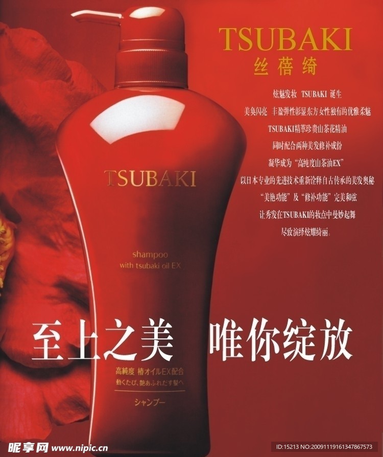 TSUBAKI丝蓓绮墙体广告