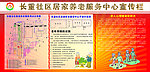 居家养老宣传栏