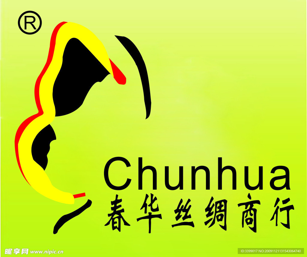 春华丝绸LOGO