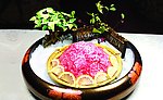 海鲜 雪花牛肉