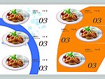 菜谱单页模版