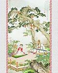 文姬辨琴图
