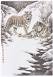 寒雪雄风图