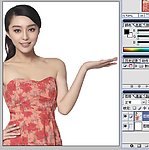 高清美女封面（抠出）
