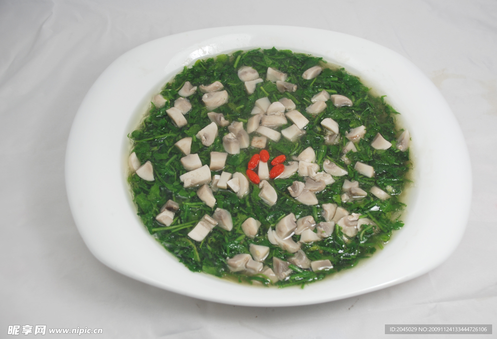 荠菜口蘑清晰