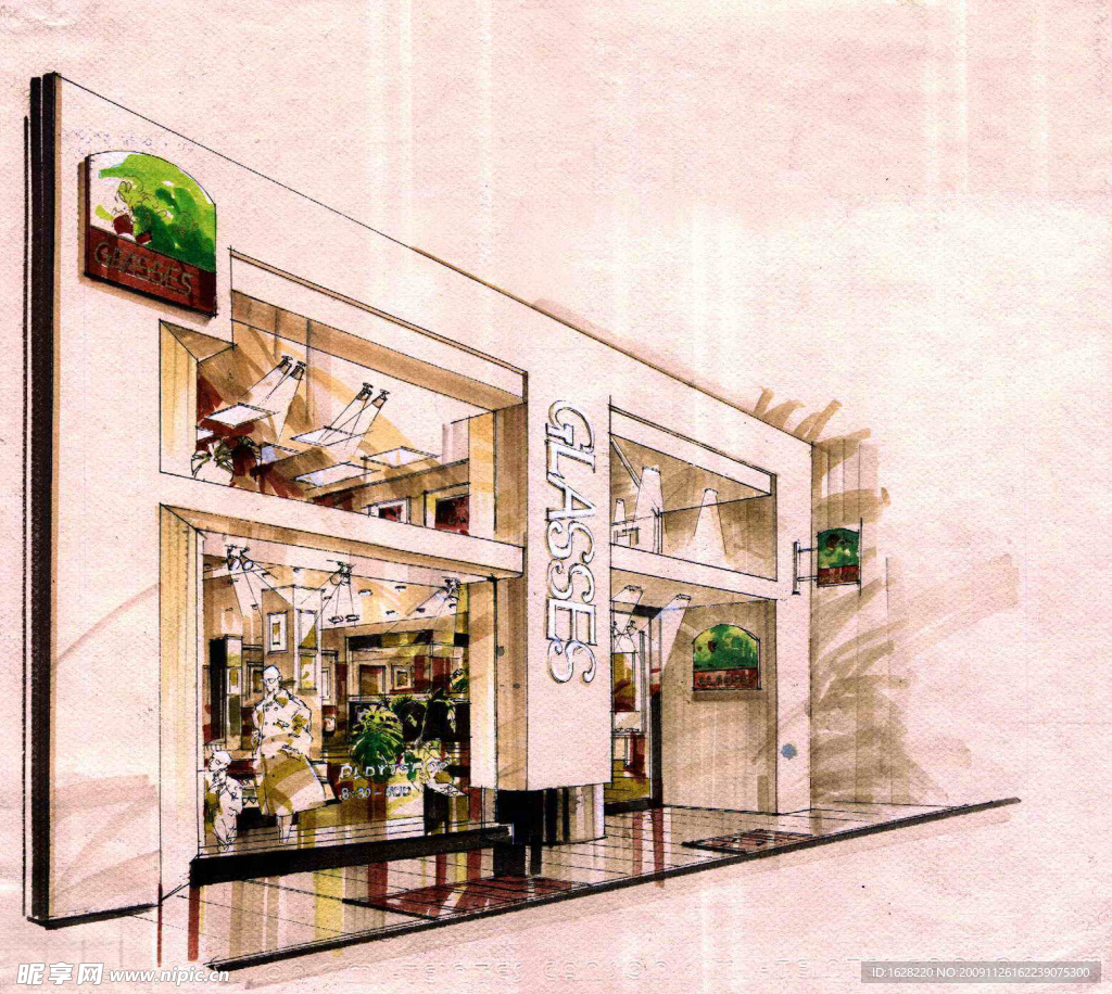 室内设计手绘效果图