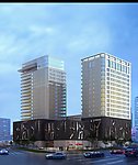 城市综合体建筑后期效果图2