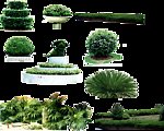 植物分层素材