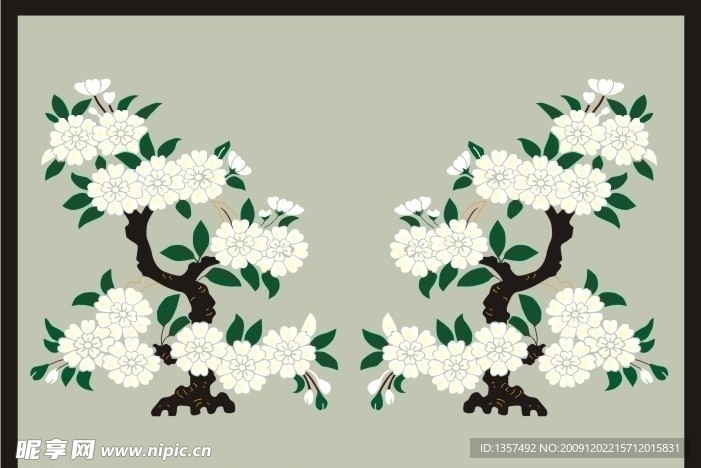 矢量花卉