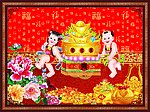 喜庆童子 节日素材