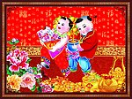 喜庆童子 节日素材