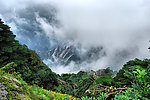 黄山之俯看山谷