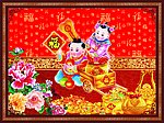喜庆童子 节日素材
