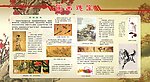 国画瑰宝展板