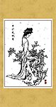 仕女 感时花溅泪