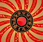 12生肖转盘星星新年主题矢量素材
