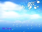 蔚蓝相册模板