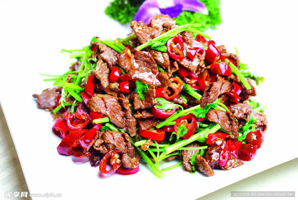 小炒黄牛肉