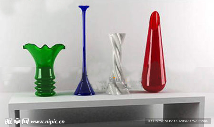 精品玻璃装饰品3D模型