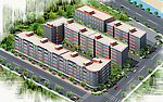 住宅区鸟瞰图
