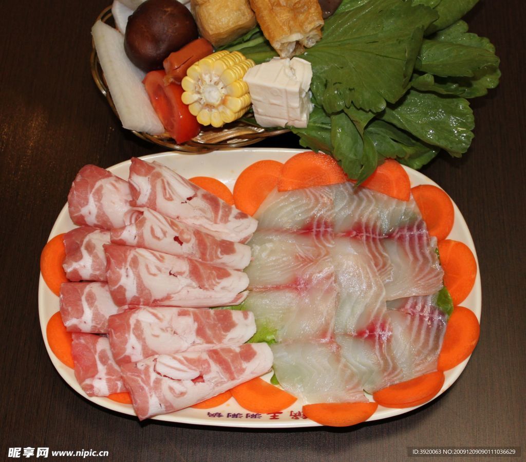 锅王 涮涮锅 海鲜 肉片