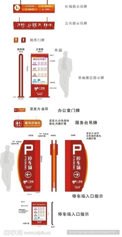 区或指示牌公共指示