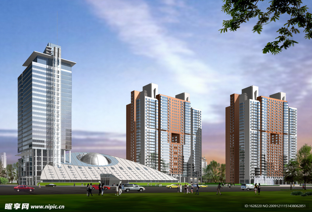 建筑设计效果图资料