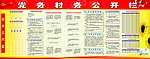 政务村务公开栏