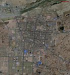 酒泉市卫星地图