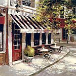 街景 油画 022 (50厘米X50厘米)