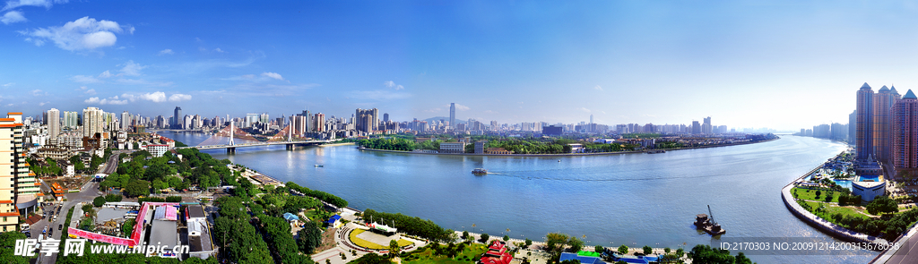 广州海印桥全景图