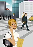 女子插画